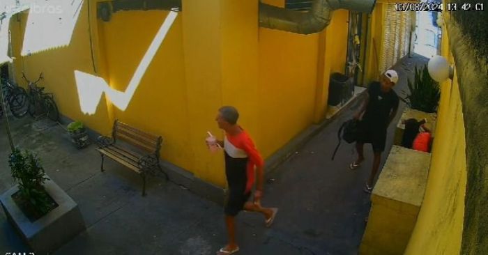 A Polícia investiga se Deivid colocou veneno de rato na bebida neste momento.