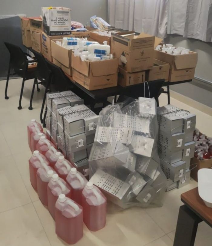 O material era produzido em uma casa, usada como fábrica clandestina.