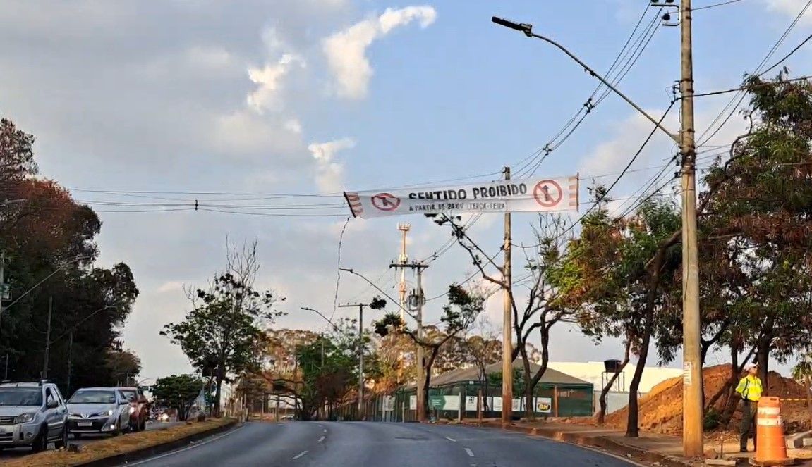 Trânsito na Via do Minério, em BH, muda a partir desta terça-feira (24); veja as alterações