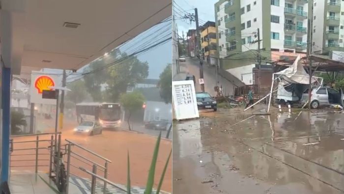 Segundo dados do Inmet, foram cerca de 17 milímetros de chuva e rajadas de vento de 33 km/h na estação climatológica da cidade, nessa terça-feira (17). Segundo dados do Inmet, foram cerca de 17 milímetros de chuva e rajadas de vento de 33 km/h na estação climatológica da cidade, nessa terça-feira (17).