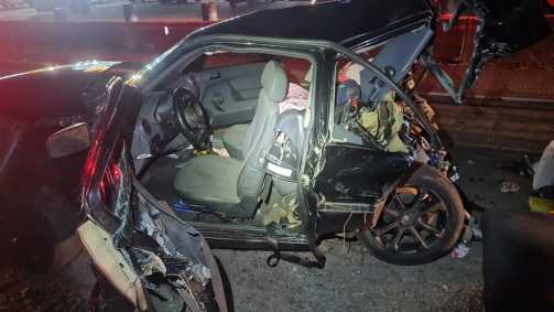 Vídeo: grave acidente na BR-262 deixa cinco feridos, incluindo idoso e criança