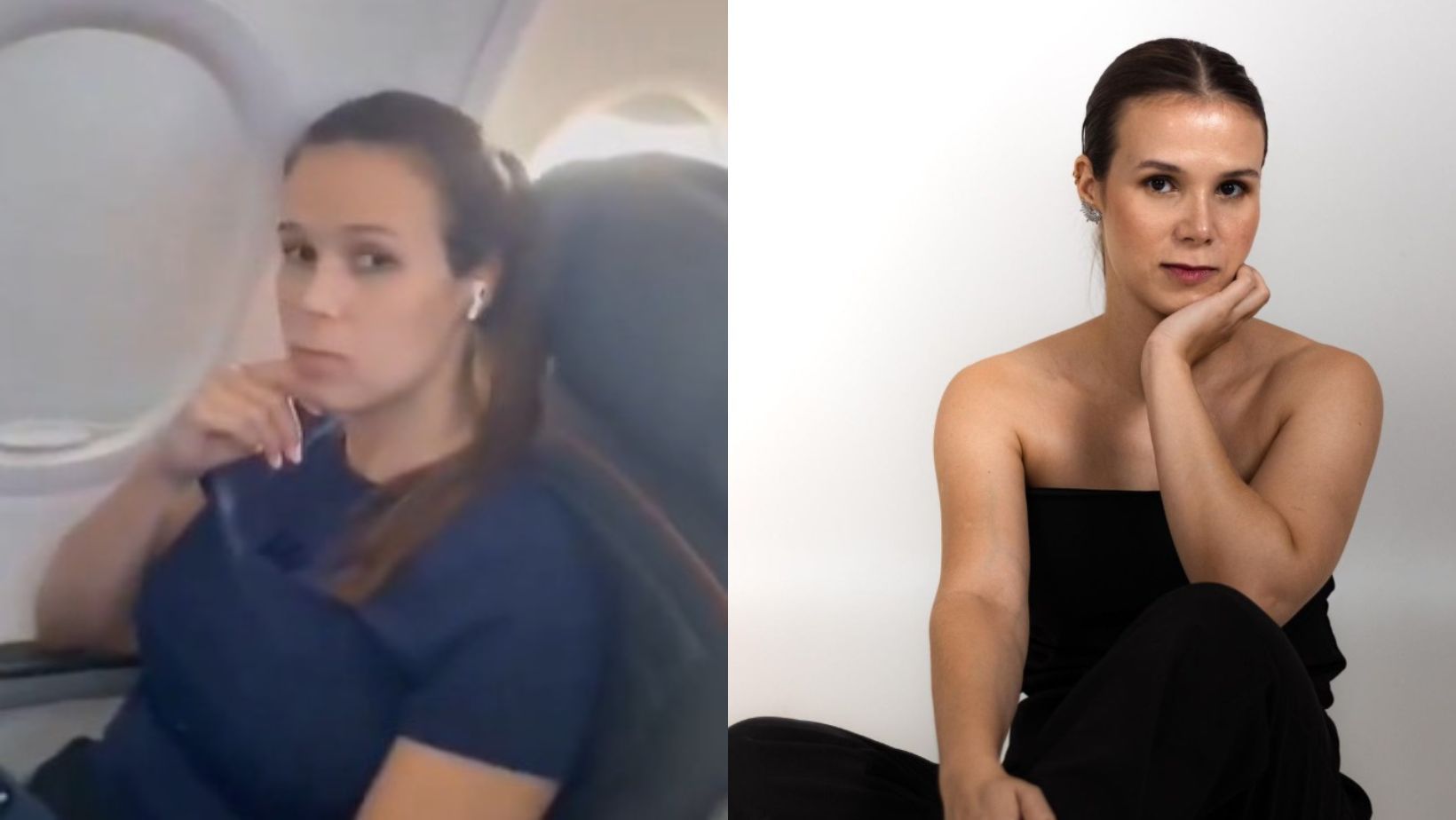 Vídeo: mulher recusa a trocar de assento com criança em avião, viraliza e ganha 200 mil seguidores