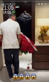 Virginia recebeu flores em Dubai