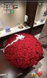 Virginia recebeu flores em Dubai