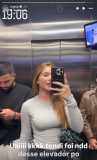 Elevador travou com Virginia e colegas