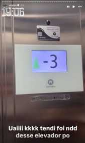 Elevador travou com Virginia e colegas