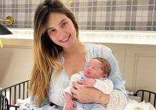Virgínia, Iza e Viih Tube com os filhos