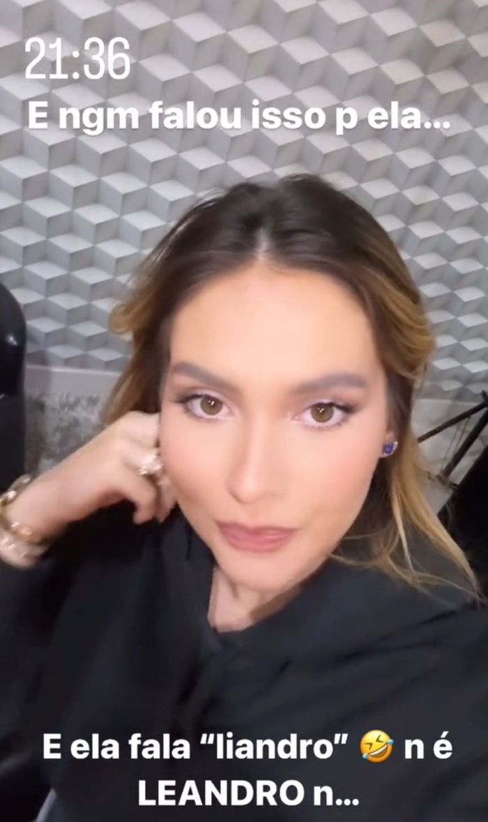 A influenciadora também disse que essa não é a primeira vez que a filha fala no tio-avô.