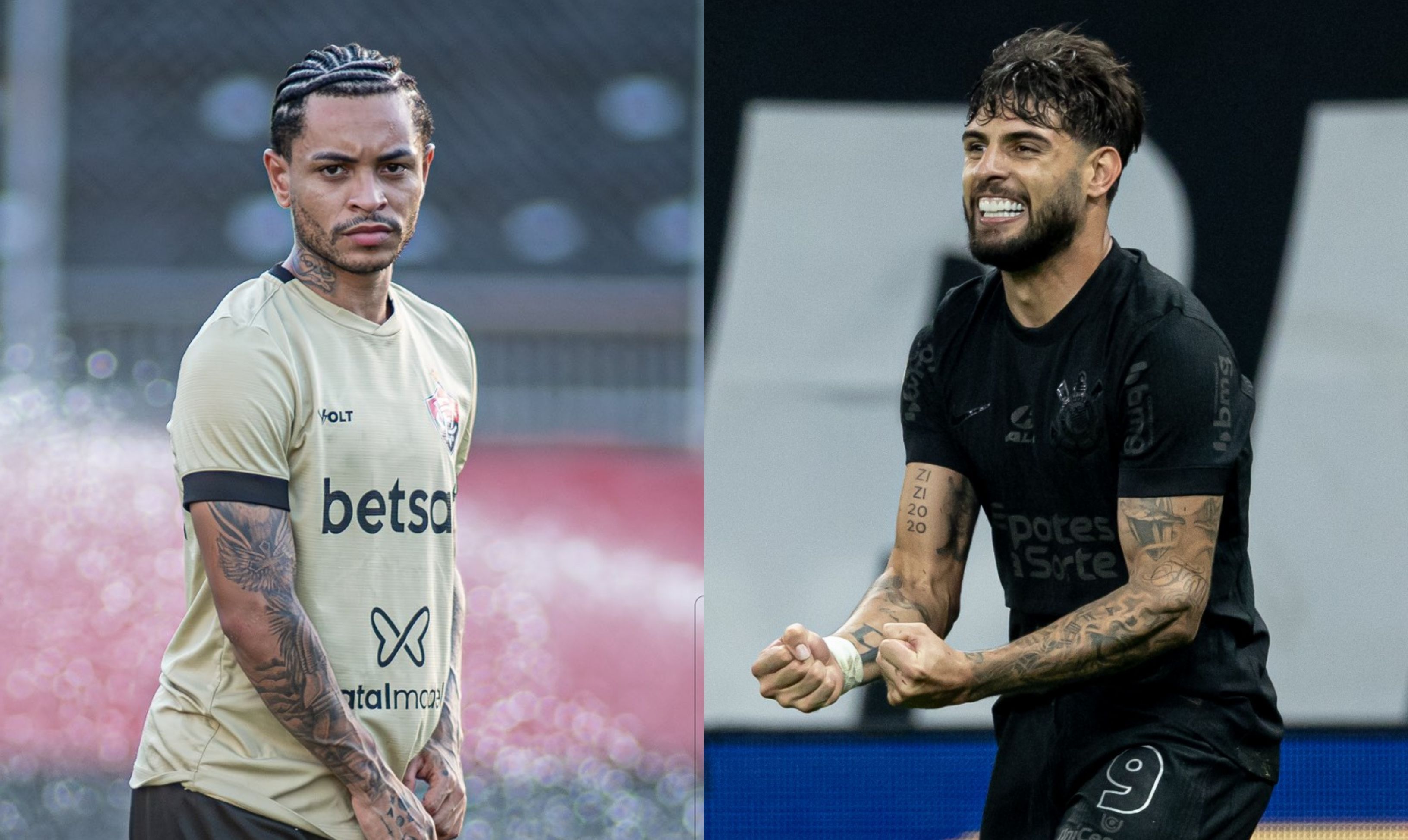 Rivais contra o Z4, Vitória e Corinthians duelam com sonho de ir à Libertadores