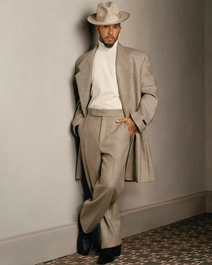 Lewis Hamilton, para a Vogue
