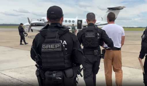 Banqueiro Daniel Vorcaro foi escoltado rumo a presídio de segurança máxima