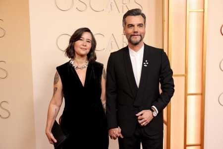 Wagner Moura e esposa, Sandra Delgado, no Oscar 2026