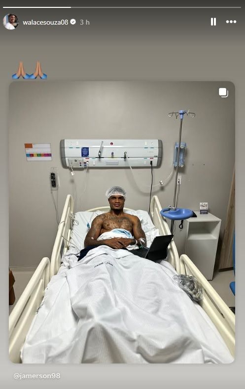 Walace, volante do Cruzeiro, mandou recado ao lateral Janderson, do Vitória, que quebrou o tornozelo em jogo do Brasileirão