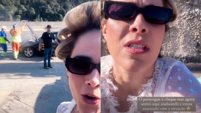 Carro de Wanessa Camargo pega fogo em estrada e cantora desabafa: 'Fiquei assustada, o carro deu pane'.