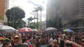 Foliões tomam conta da Avenida Brasil no bloco Haja Amor