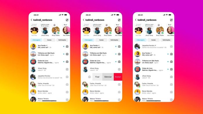 Veja como fixar uma mensgem privada no Instagram