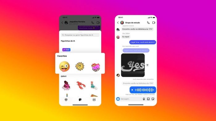 Veja como salavar e responder figurinhas nas mensagesn privadas da DM do Instagram