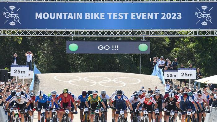 Colina de Elancourt á recebeu evento-teste de mountain bike