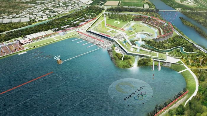 Estádio Náutico Vaires-sur-Marne será casa do remo e canoagem em Paris 2024 Estádio Náutico Vaires-sur-Marne será casa do remo e canoagem em Paris 2024
