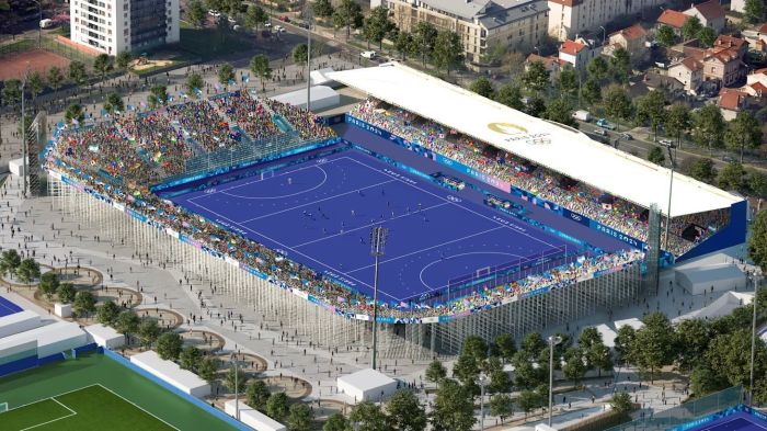 Estádio Yves-du-Manoir vai ser a sede do hóquei sobre a grama em Paris 2024