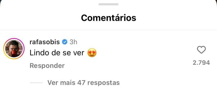 Rafael Sobis, ex-atacante do Cruzeiro, comentou publicação do time celeste