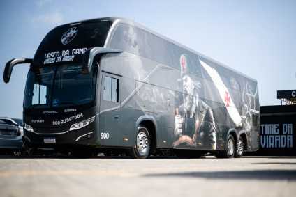 Novo ônibus do Vasco