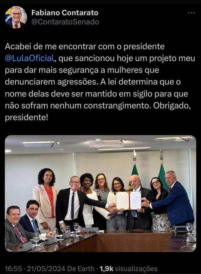 Lula sanciona mudanças na Lei Maria da Penha