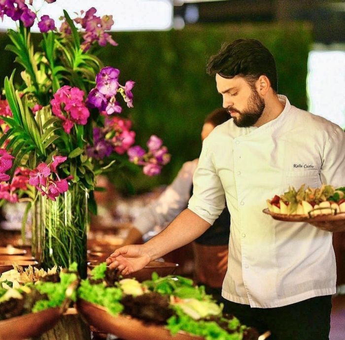 Chef Kaliu Castro responderá pelos fingerfoods servidos na embarcação