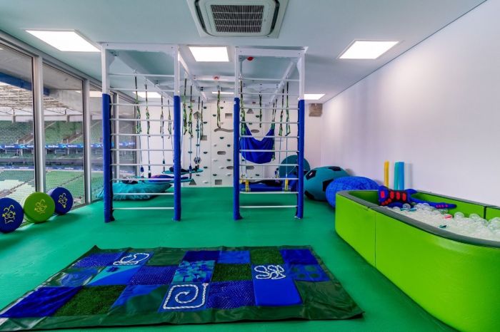 Sala Sensorial do Allianz Parque tem equipamentos especiais para autistas