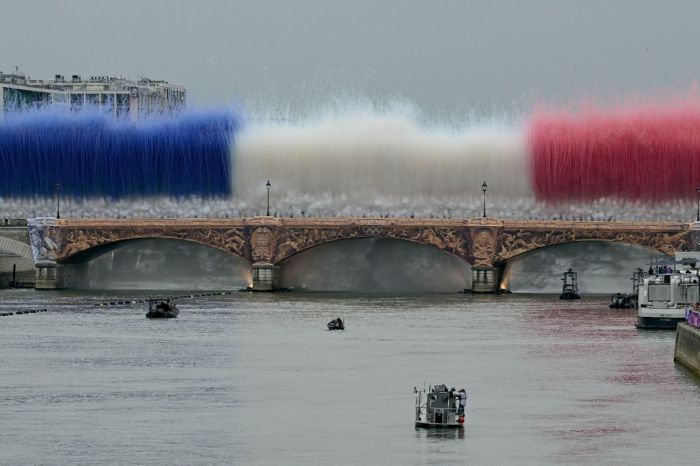 Imagem da Cerimônia de Abertura dos Jogos Olímpicos de Paris Imagem da Cerimônia de Abertura dos Jogos Olímpicos de Paris