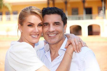 Ana Hickmann está casada com Edu Guedes, com quem apresentou o 'Hoje em Dia' • Divulgação