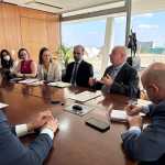 Fuad se reúne com representantes do governo federal no Palácio do Planalto