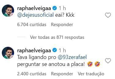 Interação de Veiga com Jesus Interação de Veiga com Jesus
