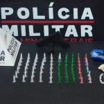 Polícia Militar prende traficantes e apreende drogas e réplica de pistola em Itabirito