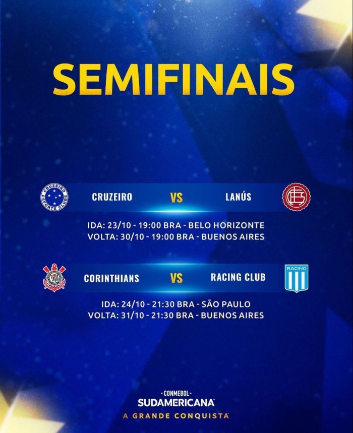 Datas e horários da Sul-Americana foram definidas