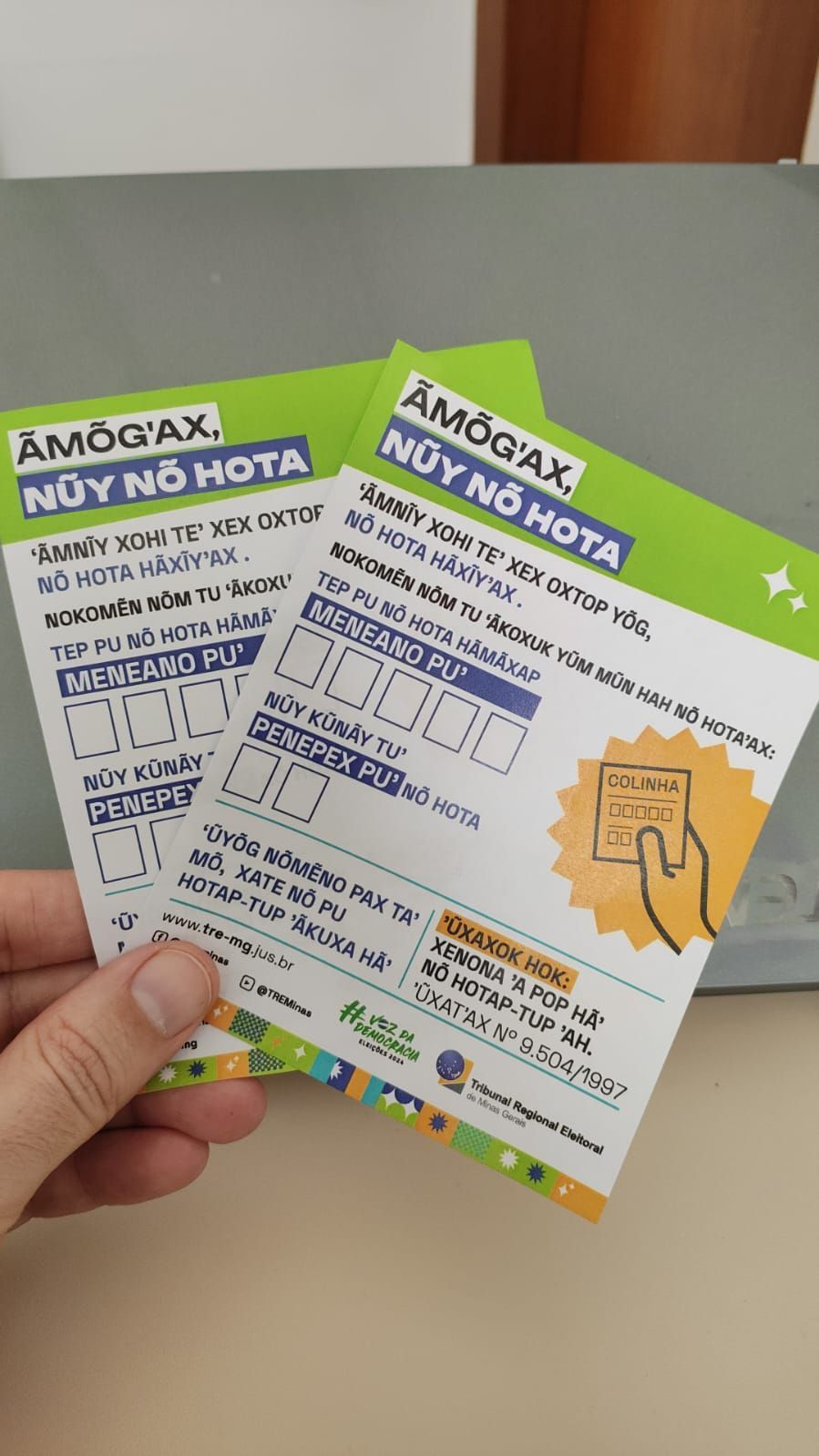 Justiça Eleitoral de MG lança material em língua Maxakali para orientar indígenas nas eleições