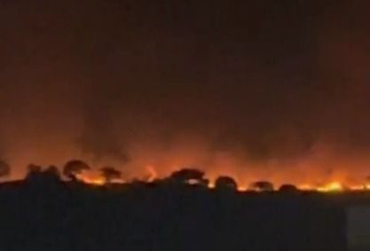 Vídeo: incêndio de Grandes proporções atinge divisa de Lagoa Santa e Vespasiano