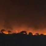 Vídeo: incêndio de Grandes proporções atinge divisa de Lagoa Santa e Vespasiano
