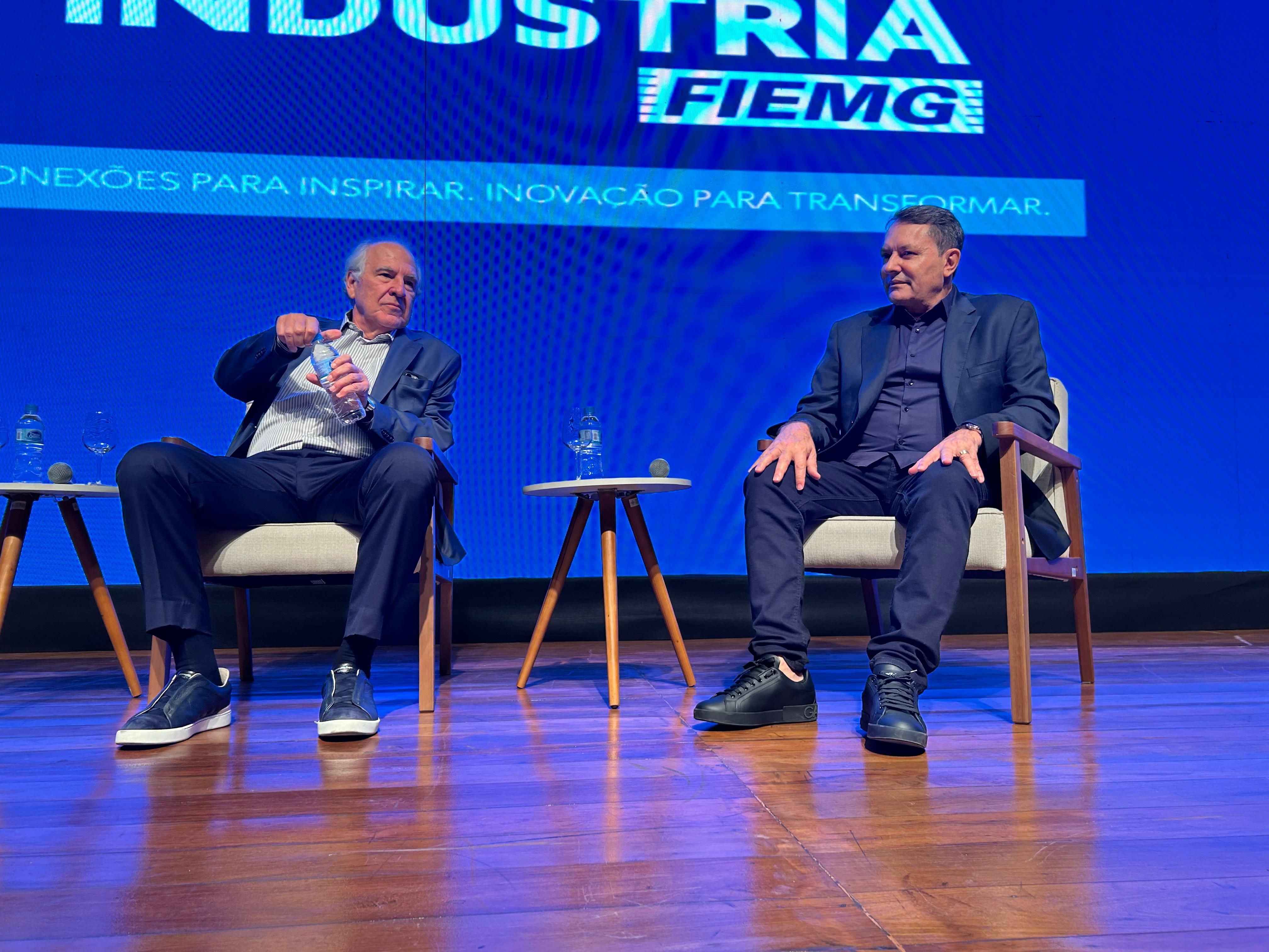 Atlético x Cruzeiro: Menin defende clássico com duas torcidas em evento com Pedrinho