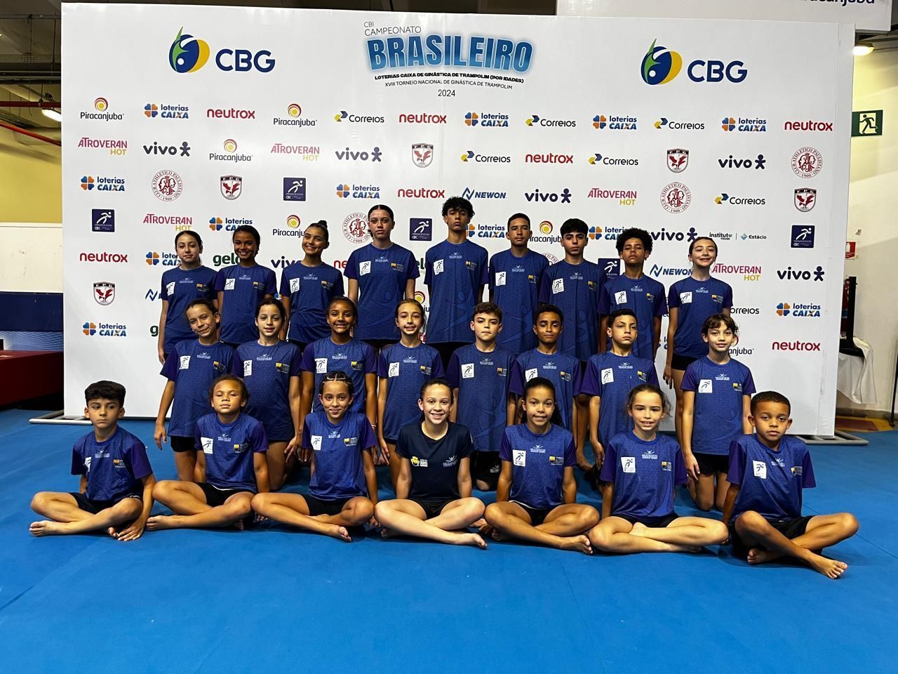 Instituto Trampolim participa do Campeonato Brasileiro de Ginástica Trampolim em São Paulo
