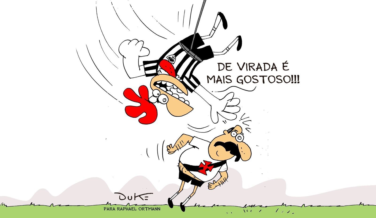 Charge do Duke: a vitória do Atlético sobre o Vasco na Copa do Brasil