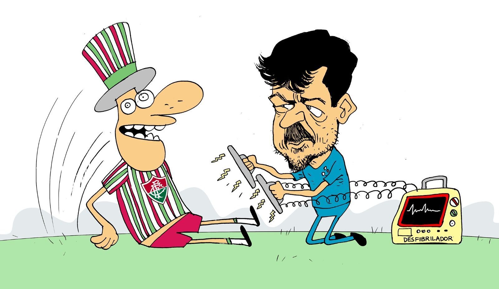 Charge do Duke: a derrota do Cruzeiro para o Fluminense