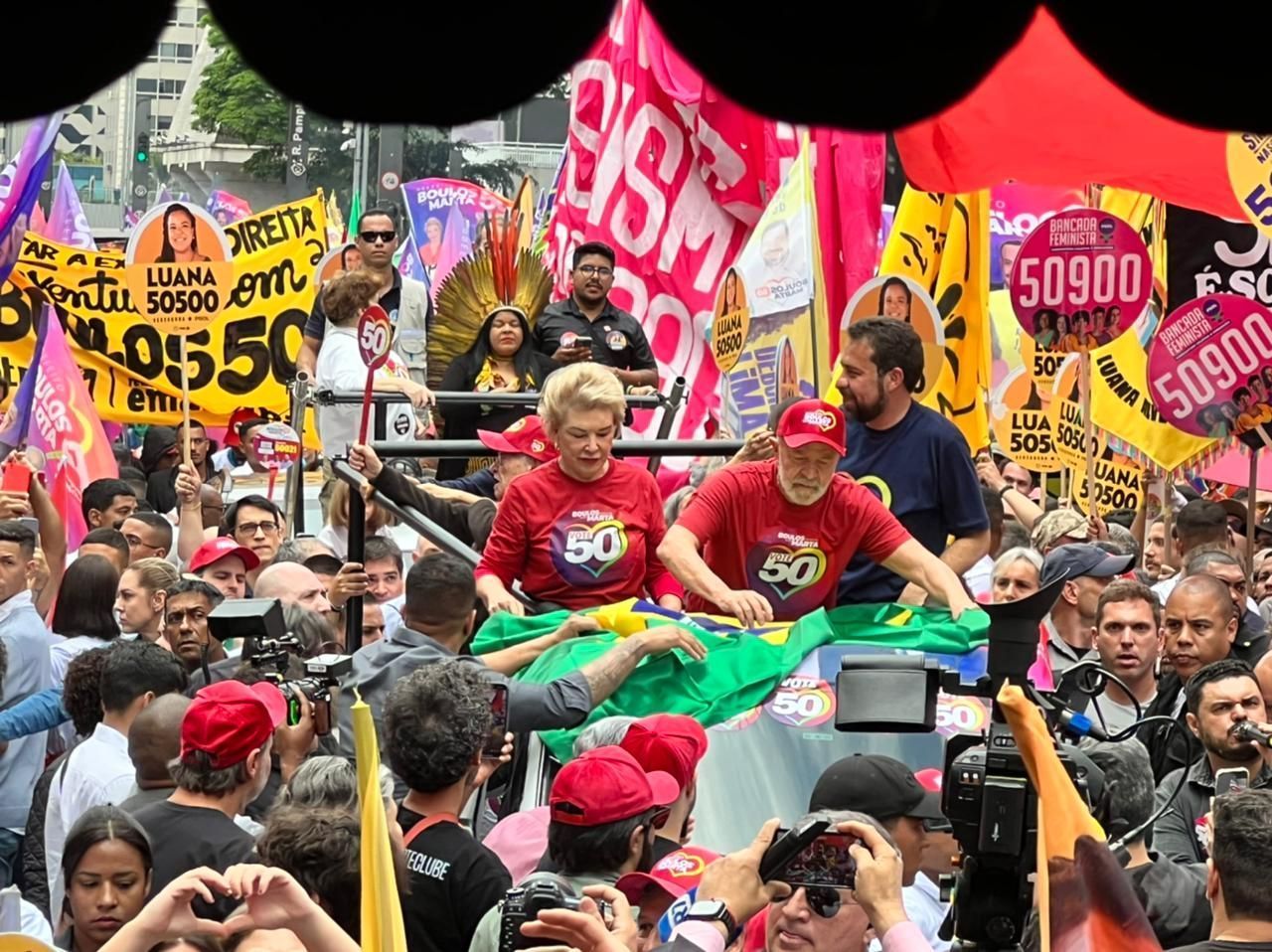Eleição em SP: Lula e Janja participam de ato de Boulos, que pede Justiça contra Marçal