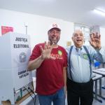 Ministro de Minas e Energia, Alexandre da Silveira, vota ao lado de Fuad em BH