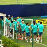 Dorival trabalha com elenco completo da Seleção em treino no CT do Palmeiras