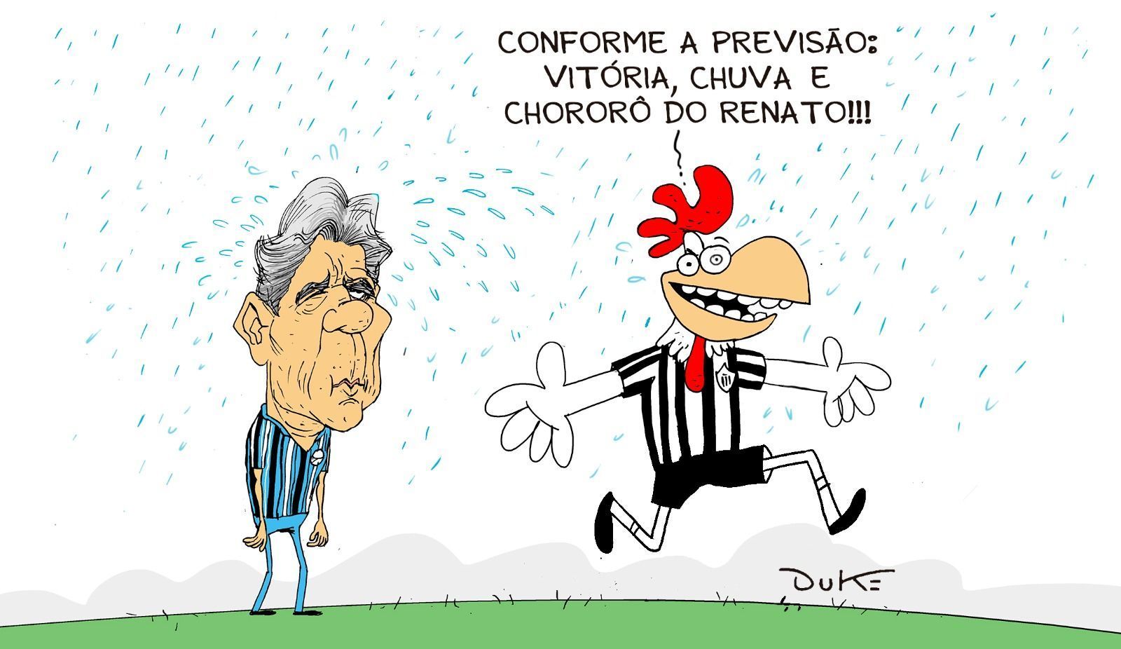 Charge do Duke: a vitória do Atlético sobre o Grêmio pelo Brasileirão