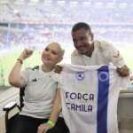 Esposa de ex-Cruzeiro, Camila Campos faz apelo e alerta sobre câncer de mama