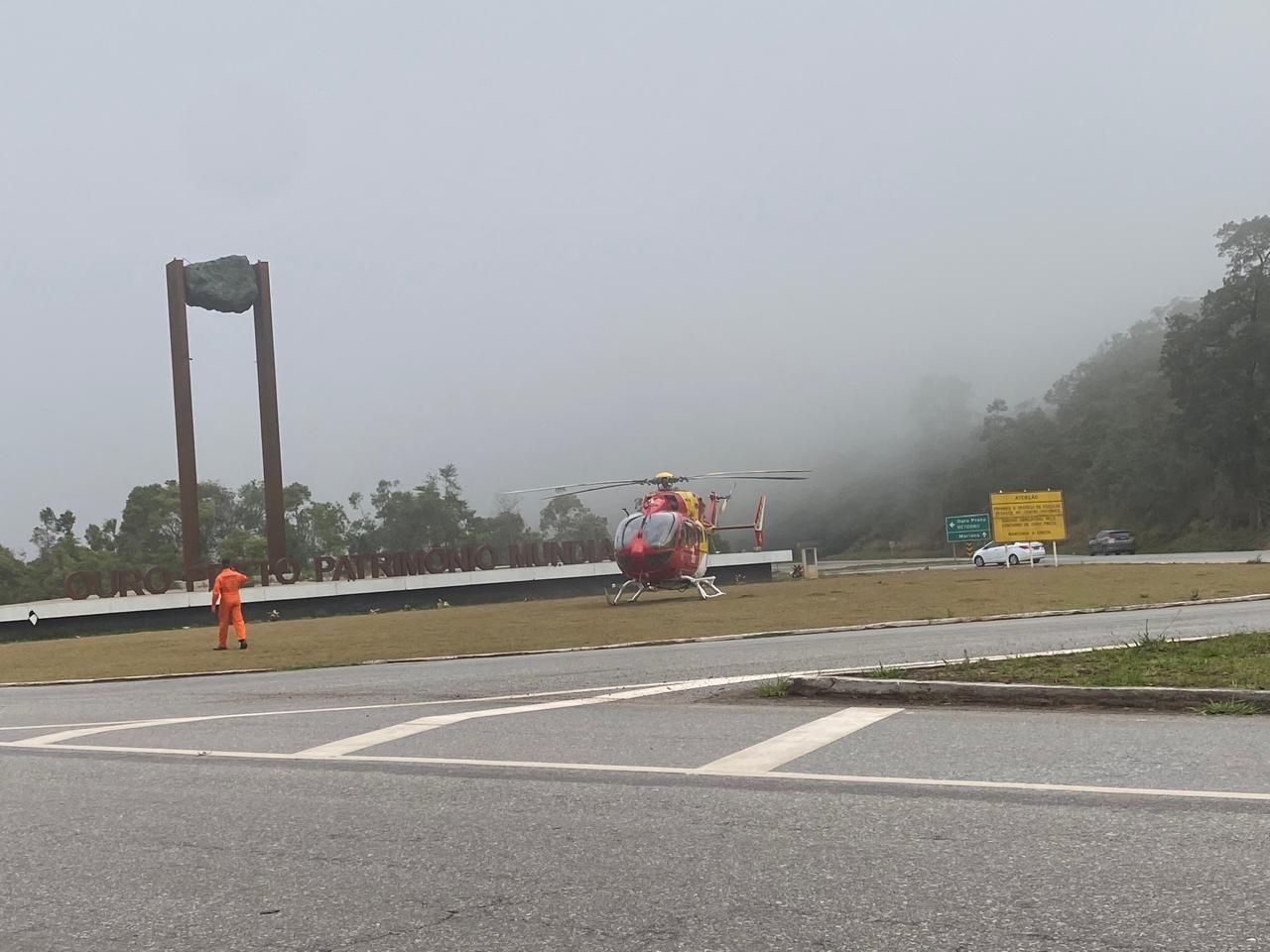 Queda de avião assusta moradores em distrito de Ouro Preto