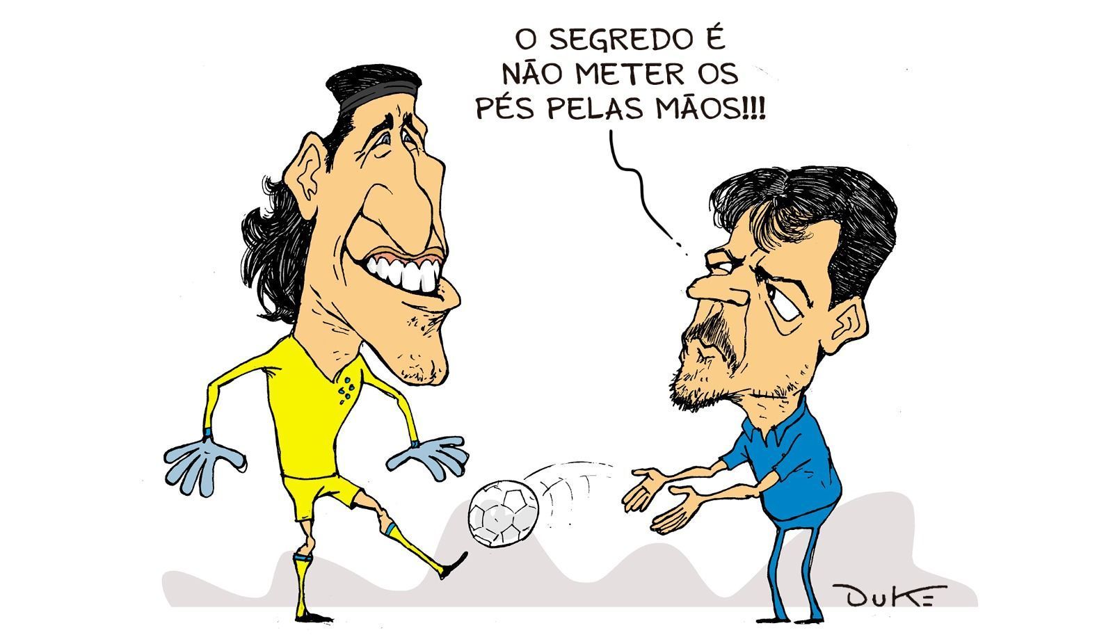 Charge do Duke: a volta de Cássio ao Cruzeiro