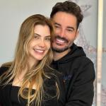 Fernando Zor mostra a namorada Lara Bissi em entrevista e se declara: 'estou de amor novo'